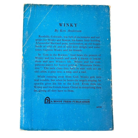 Vintage RARE 1946 Winky Lost in the Rockies and Mountain Detective Ken Anderson - Picture 2 of 7